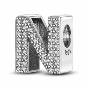 NWOT Letter N Alphabet Charm Sterling Silver 925